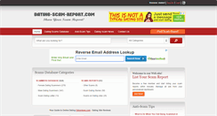 Desktop Screenshot of dating-scam-report.com